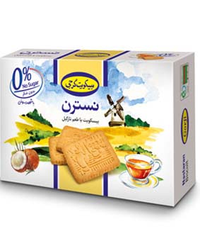 بیسکویت گرجی بدون شکر نسترن 350گرمی