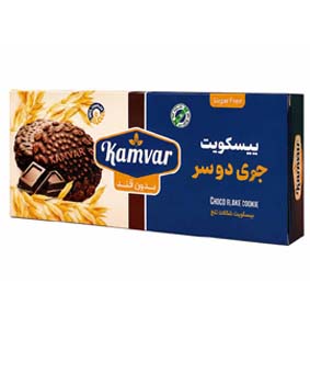 بیسکویت کامور روکش شکلات 80گرمی