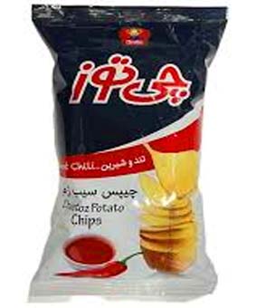 چیپس تند و شیرین چی توز 65گرمی
