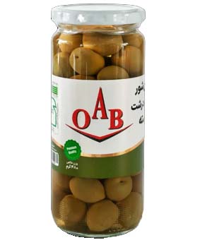 زیتون سبز بسیار درشت با هسته او آ ب 480گرمی