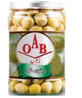 زیتون شور با هسته او آ ب 660گرمی